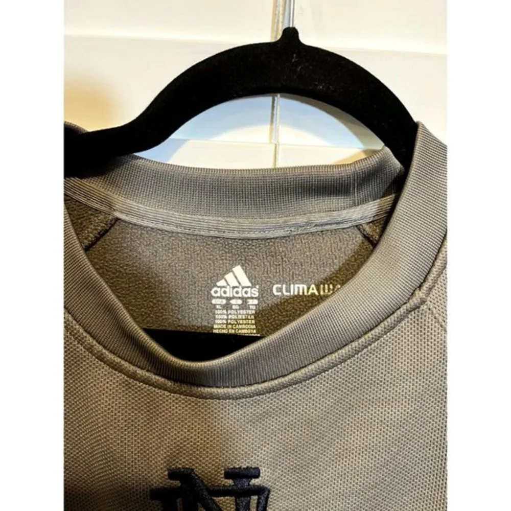Vintage Adidas Notre Dame Fighting Irish Fleece Sweater -‎ Size XL